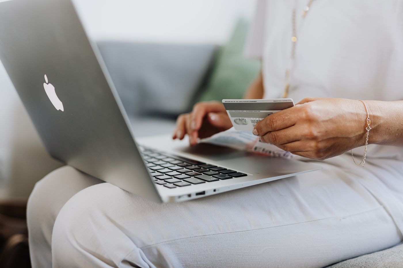 Person checking loan options on a phone
